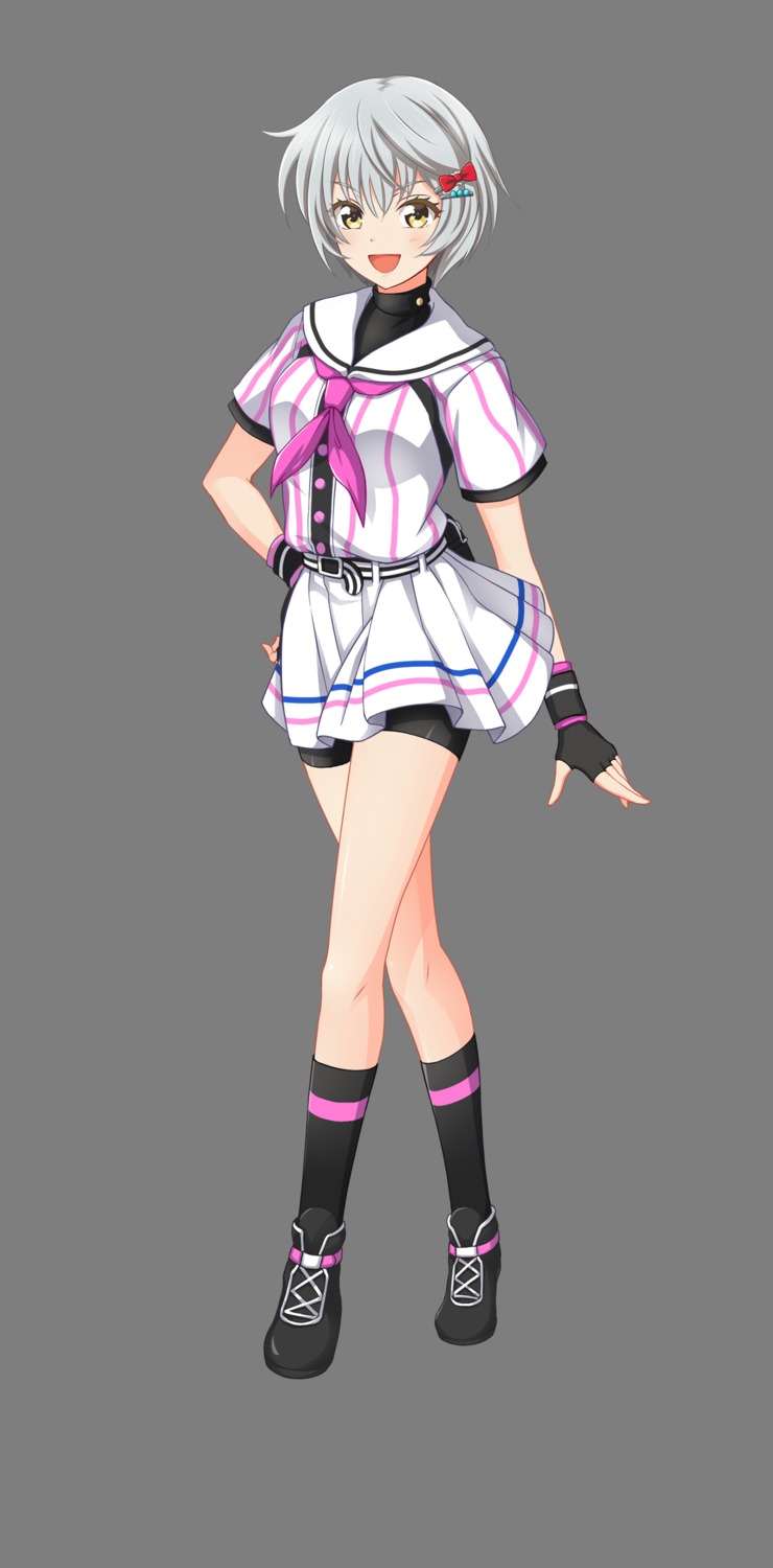 asahina_iroha, bike_shorts, hachigatsu_no_cinderella_nine, skirt_lift, tagme, transparent_png, uniform