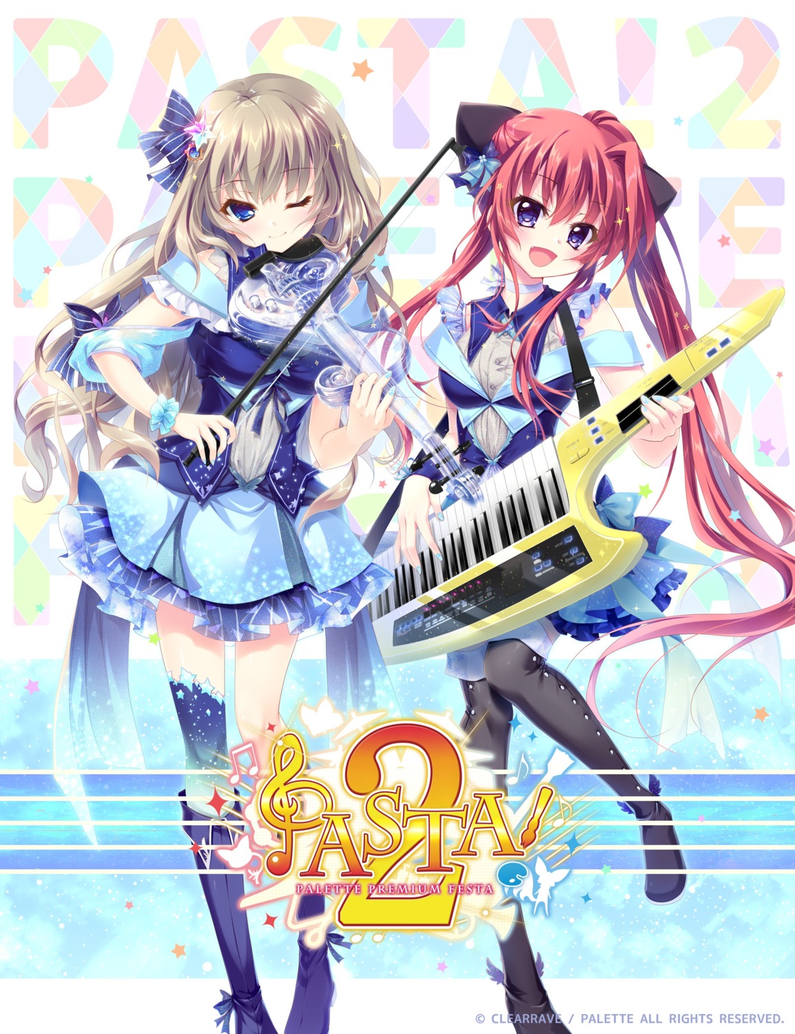 9-nine-, 9-nine-_kokonotsu_kokonoka_kokonoiro, crossover, inui_sana, izumi_tsubasu, kujou_miyako, mashiroiro_symphony, palette
