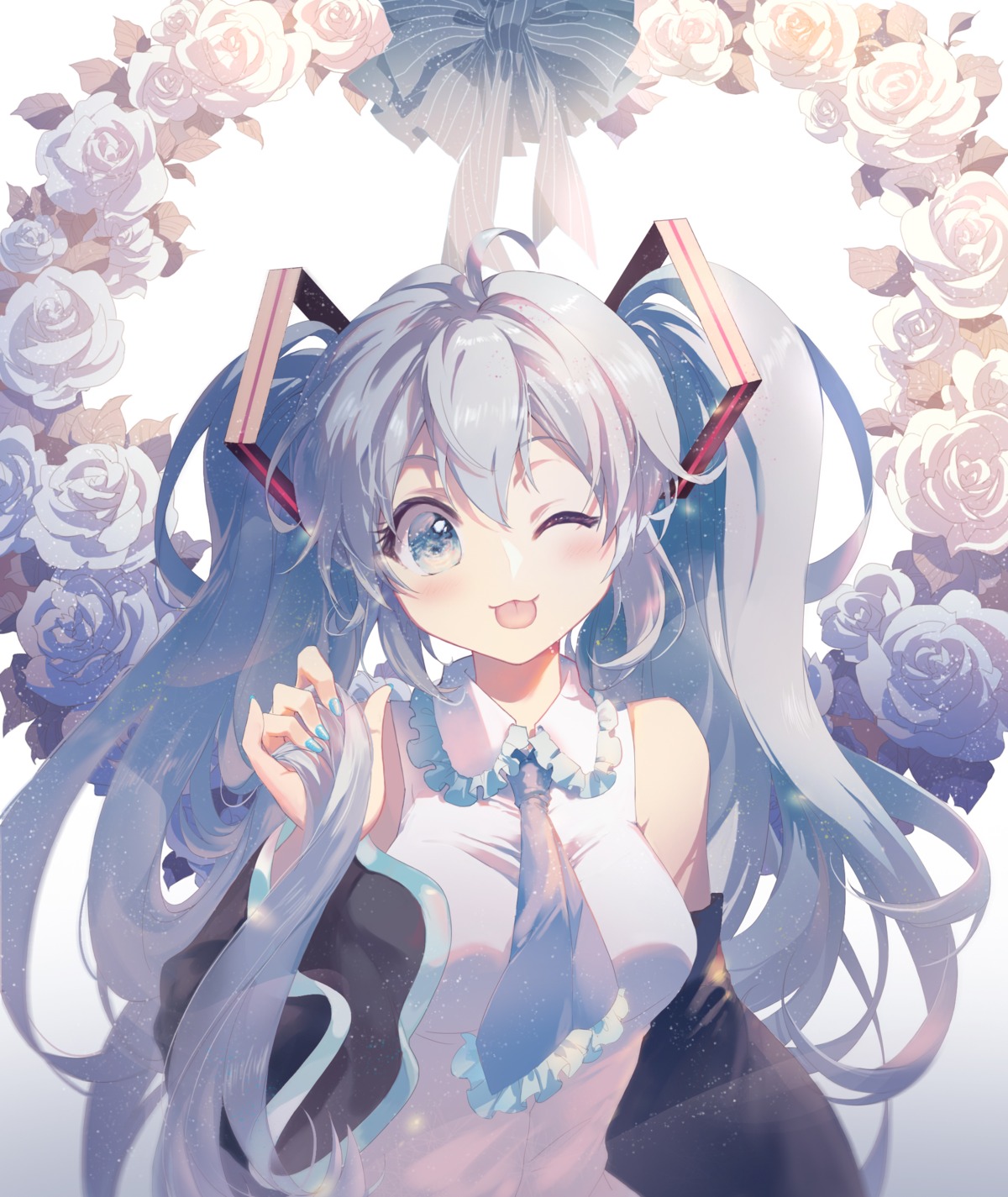 hatsune_miku, shangguan_feiying, vocaloid