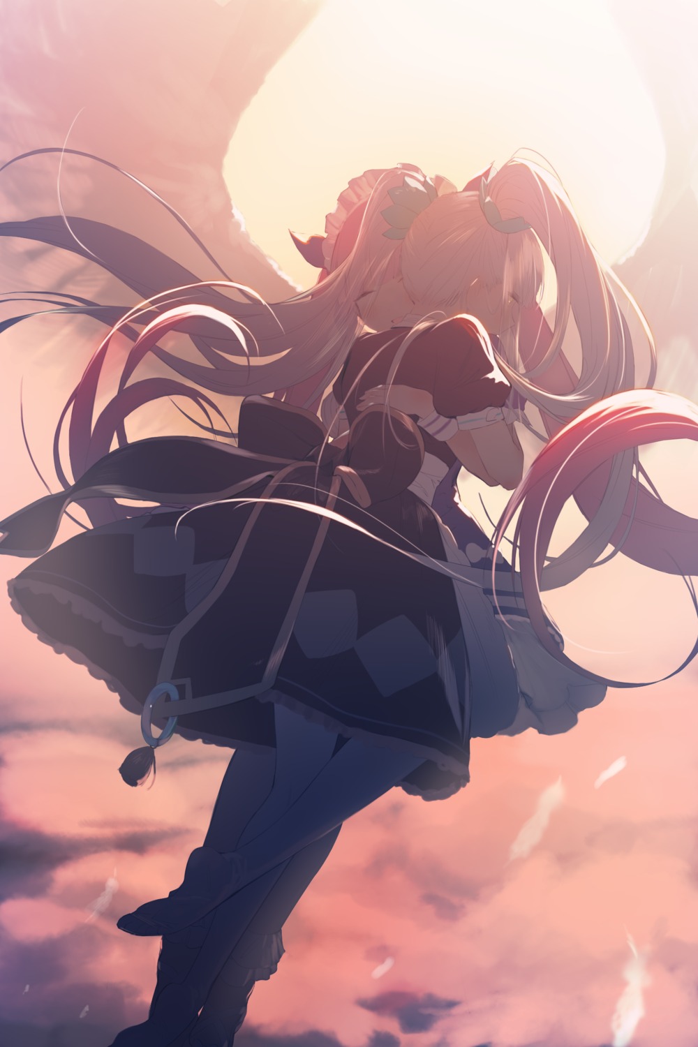 crossover, hololive, kagura_mea, kagura_mea_channel, liliespastry, maid, minato_aqua