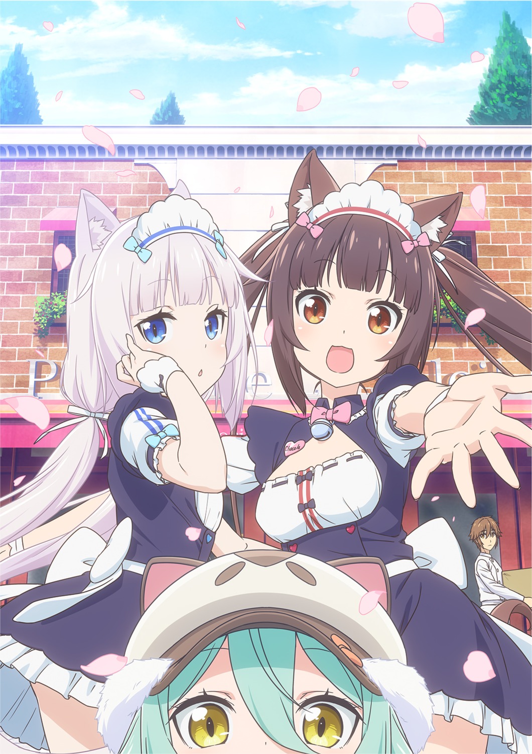 animal_ears, cacao_(nekopara), chocola, maid, minaduki_kashou, neko_works, nekomimi, nekopara, vanilla, waitress