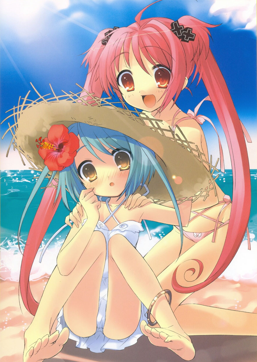 anzu, ito_noizi, momose_hikaru, peace@pieces, swimsuits