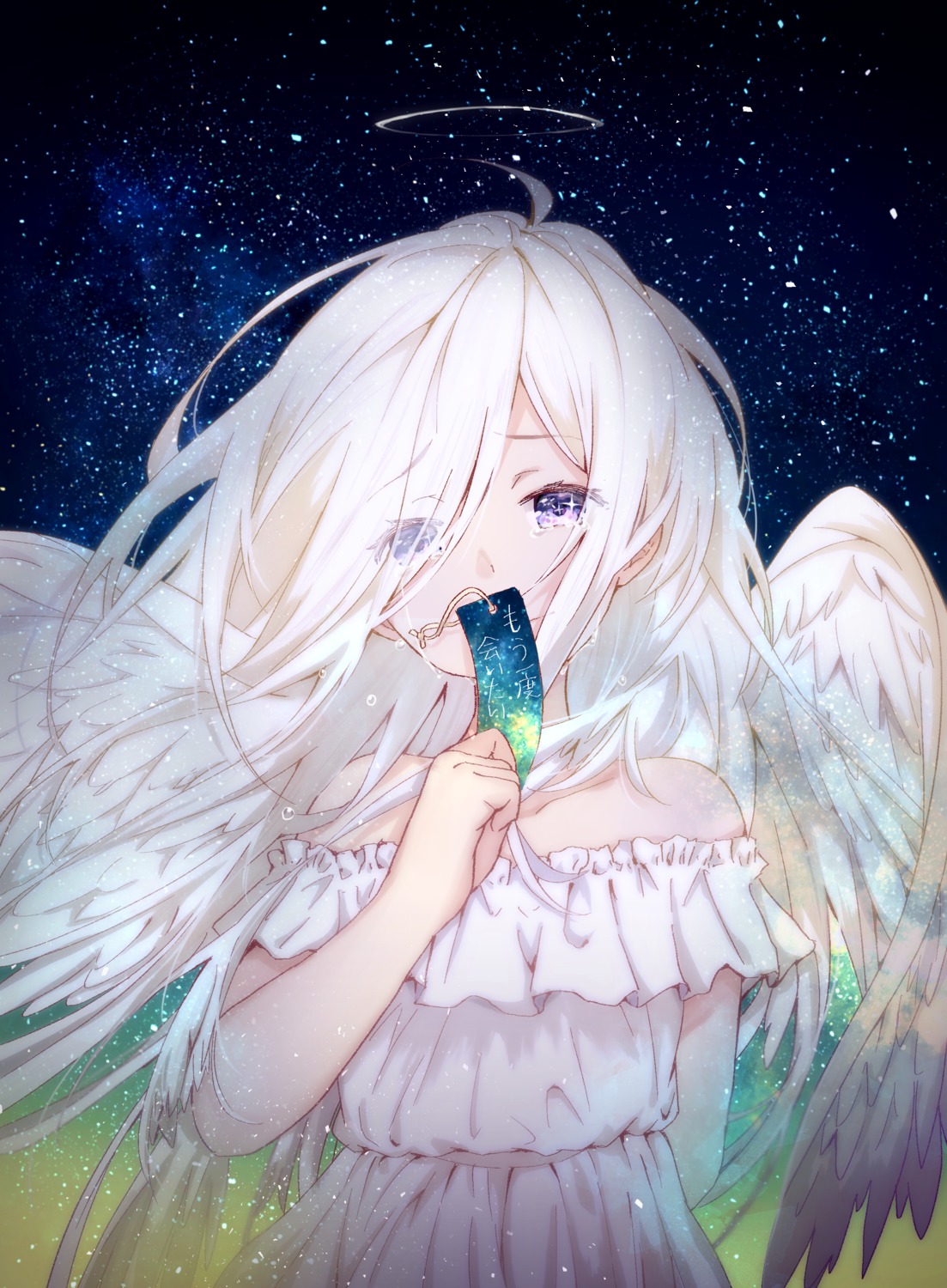 dress, haru_(re_ilust), wings