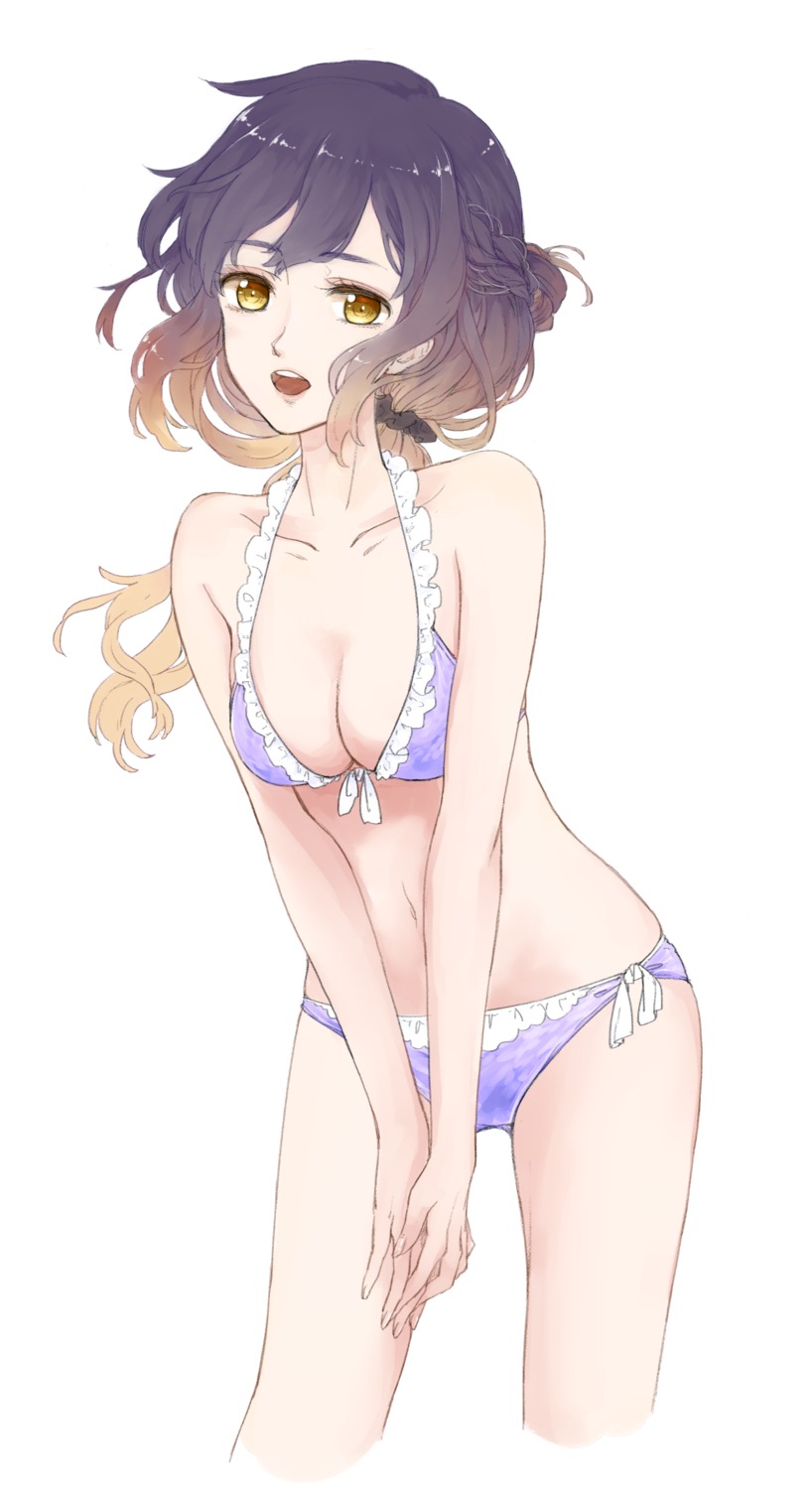 bikini, cleavage, hijiri_byakuren, mayoln, swimsuits, touhou