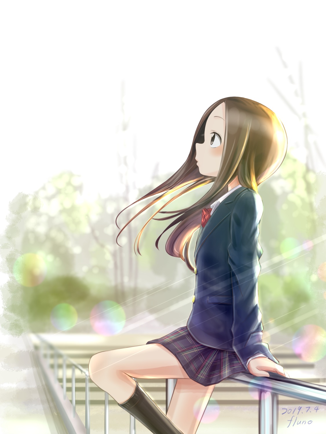 fluno, karakai_jouzu_no_takagi-san, seifuku, takagi-san
