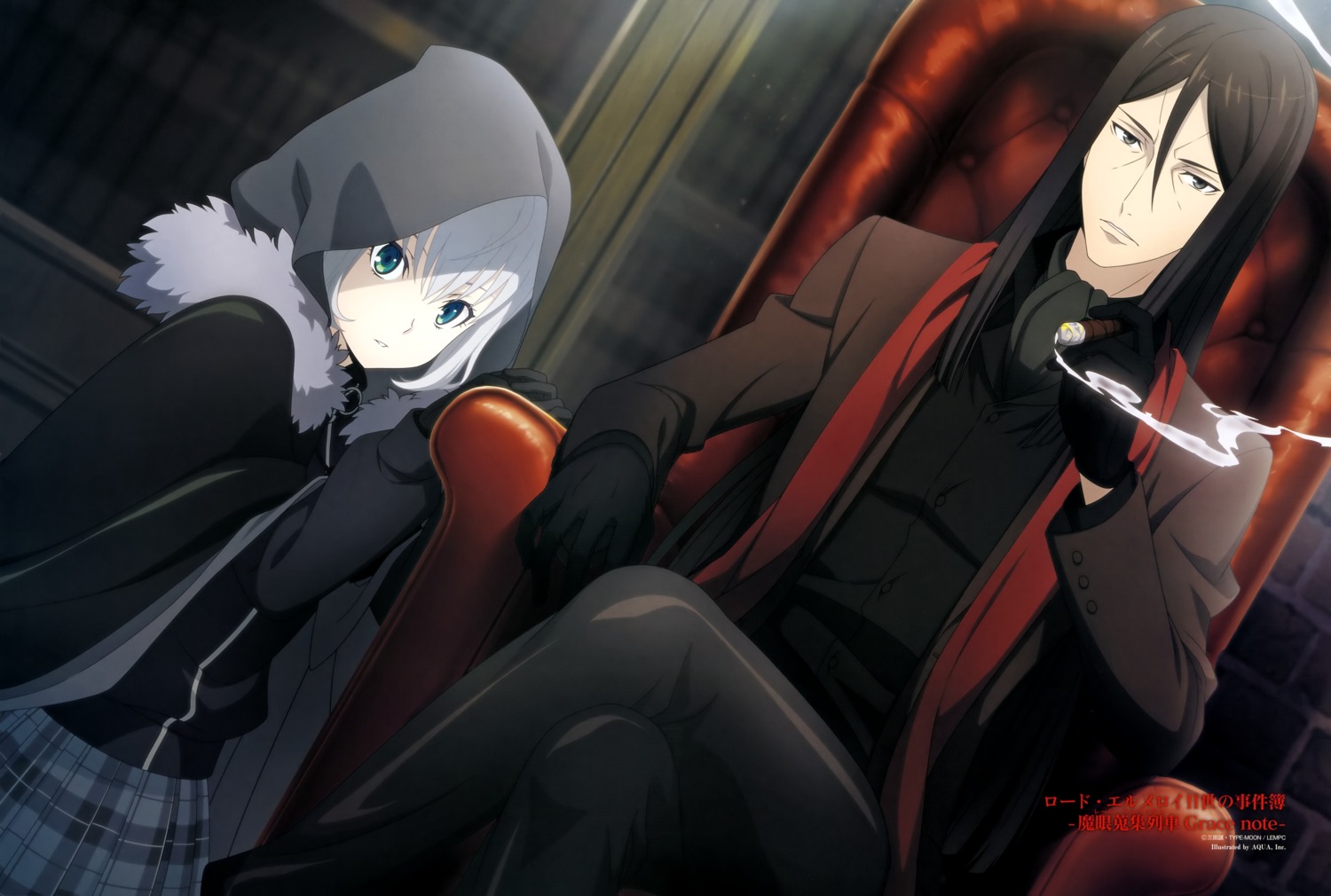 aquastar_inc., gray_(fate), lord_el-melloi_ii, lord_el-melloi_ii-sei_no_jikenbo, smoking, waver_velvet