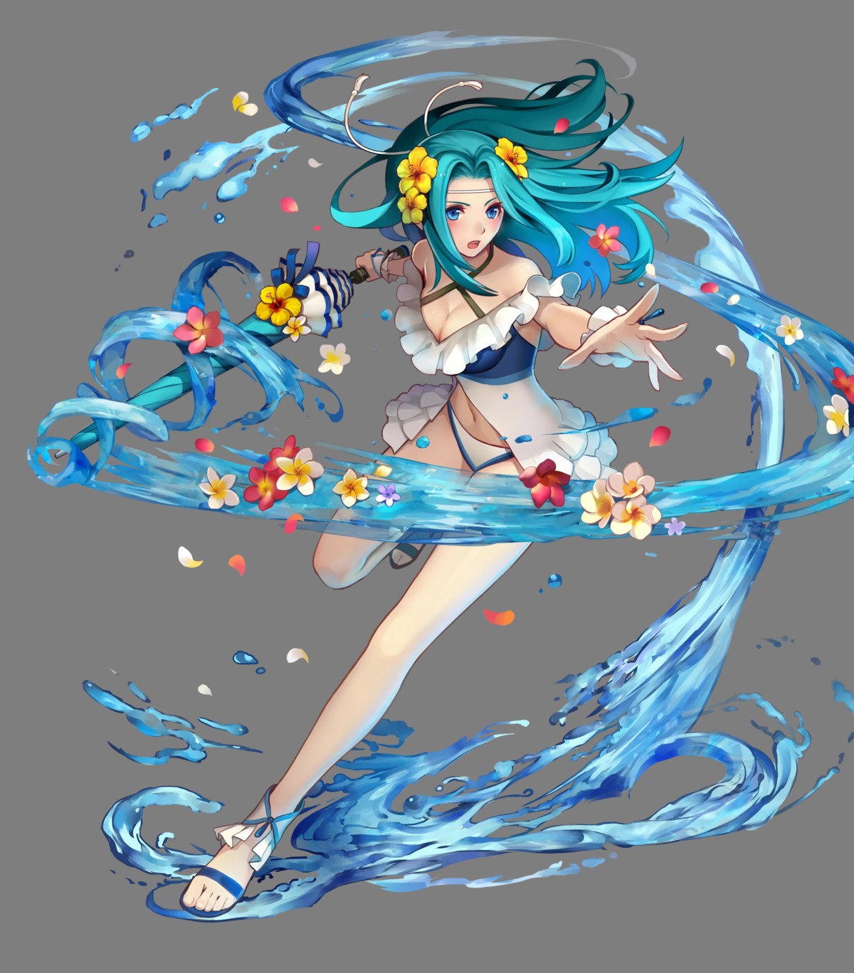 bikini, cleavage, fiora_(fire_emblem), fire_emblem, fire_emblem:_rekka_no_ken, fire_emblem_heroes, konfuzi_kokon, nintendo