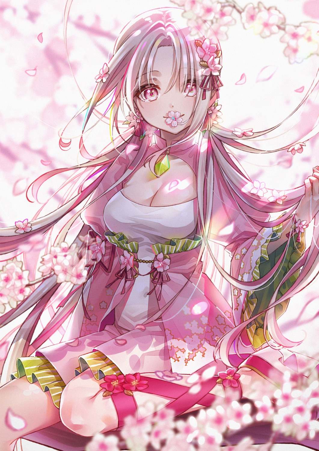 cleavage, heels, japanese_clothes, je35353577