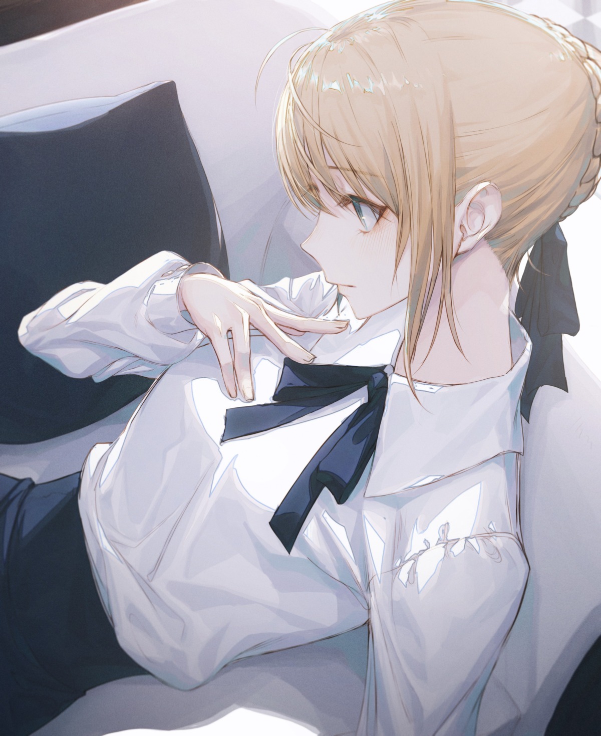 artoria_pendragon_(fate), breast_hold, fate/stay_night, wanke