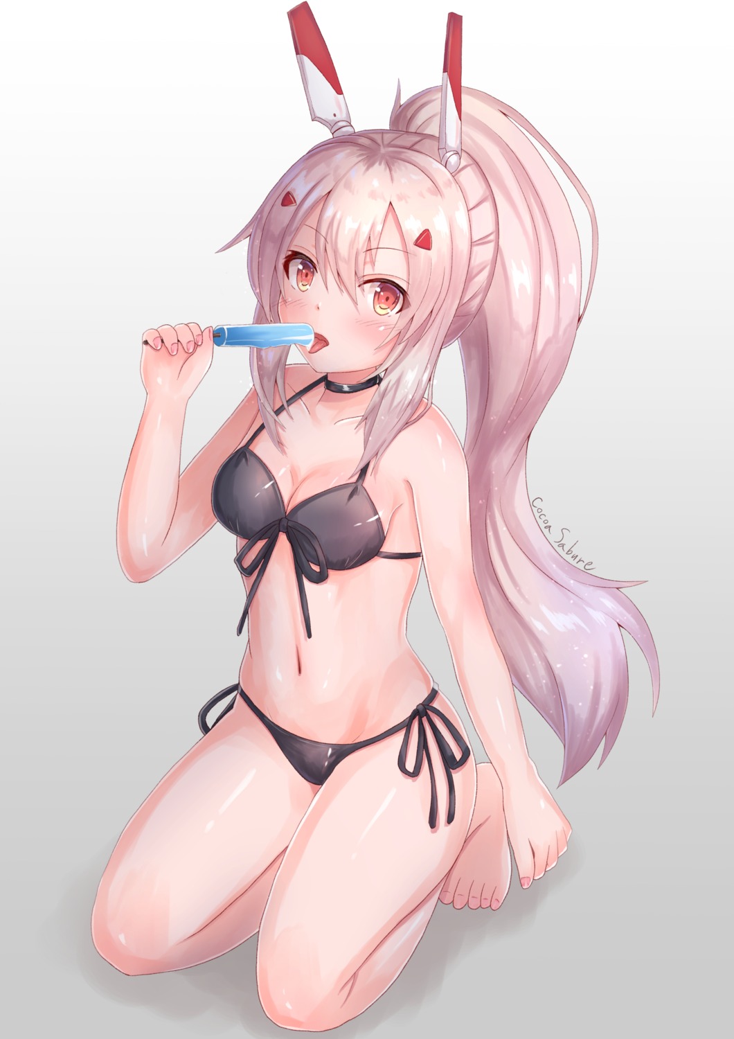 ayanami_(azur_lane), azur_lane, bikini, cleavage, cocoasabure, swimsuits