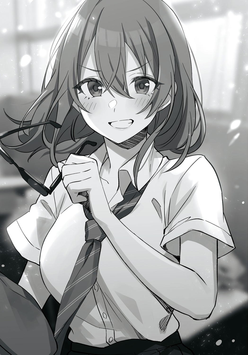 kohinata_iroha, megane, monochrome, seifuku, tomari, tomodachi_no_imouto_ga_ore_nidake_uzai