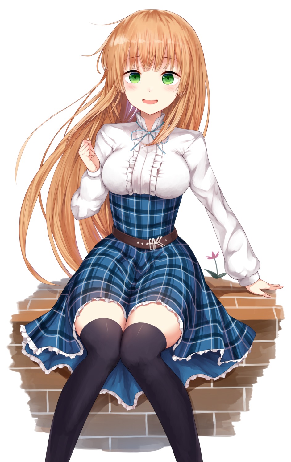 anne_(shingeki_no_bahamut), seifuku, shingeki_no_bahamut, thighhighs