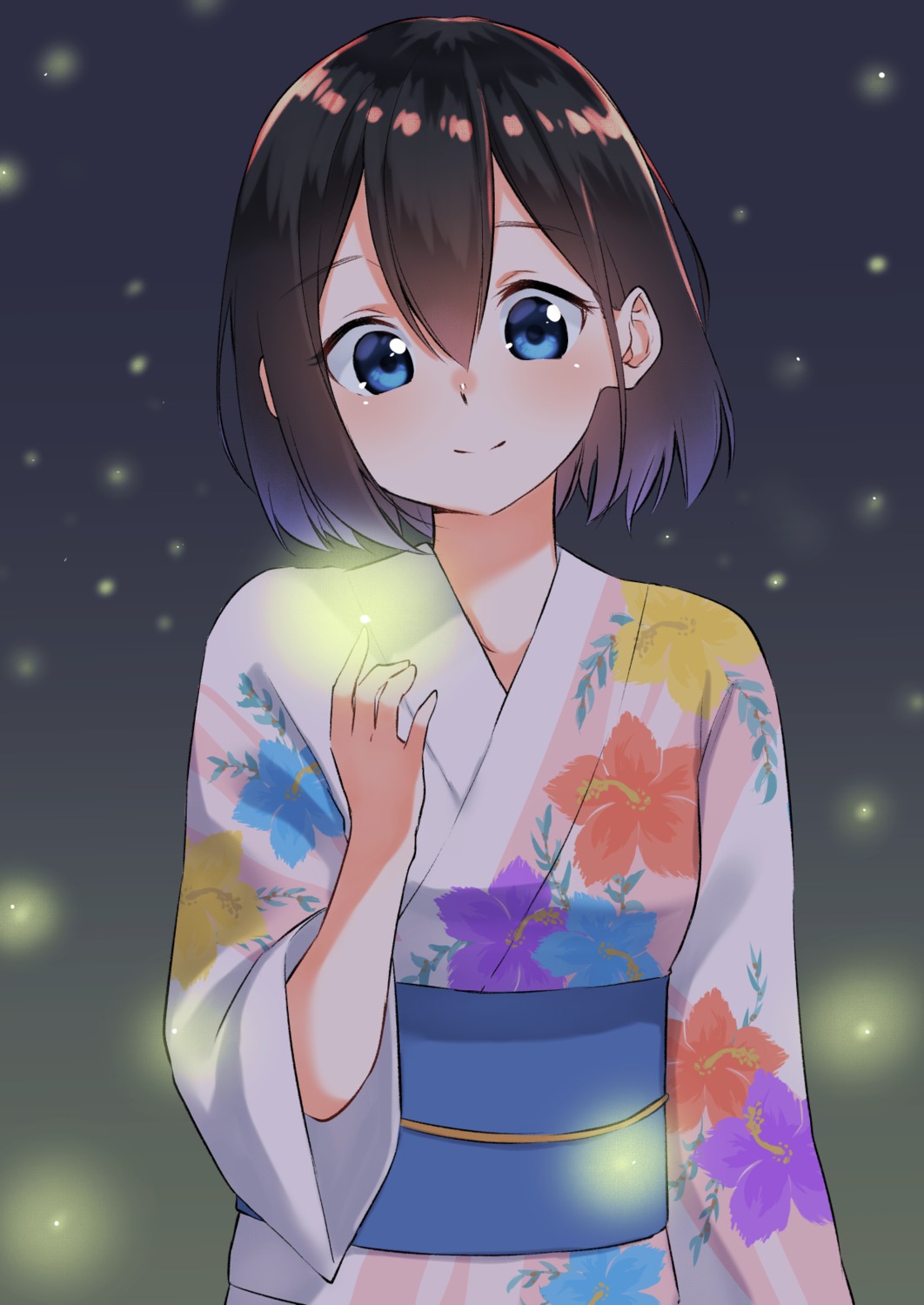 suzunari_shizuku, yukata, yuki_arare