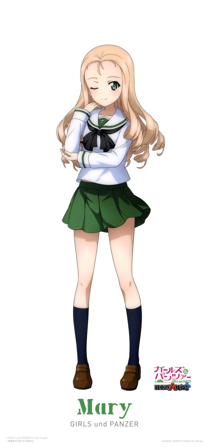 girls_und_panzer, marie_(girls_und_panzer), seifuku, tagme
