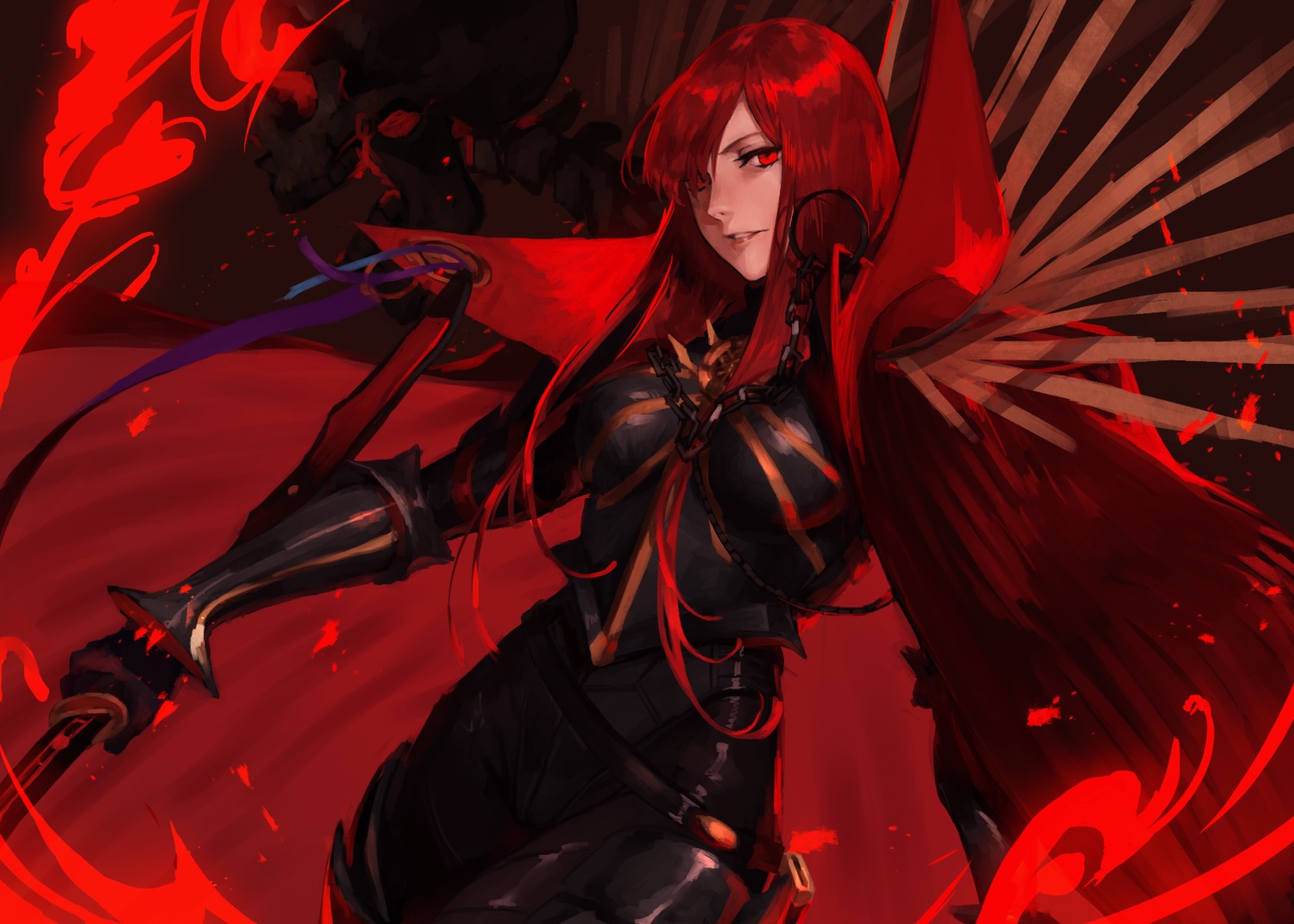 armor, demon_king_nobunaga, fate/grand_order, peperon, sword