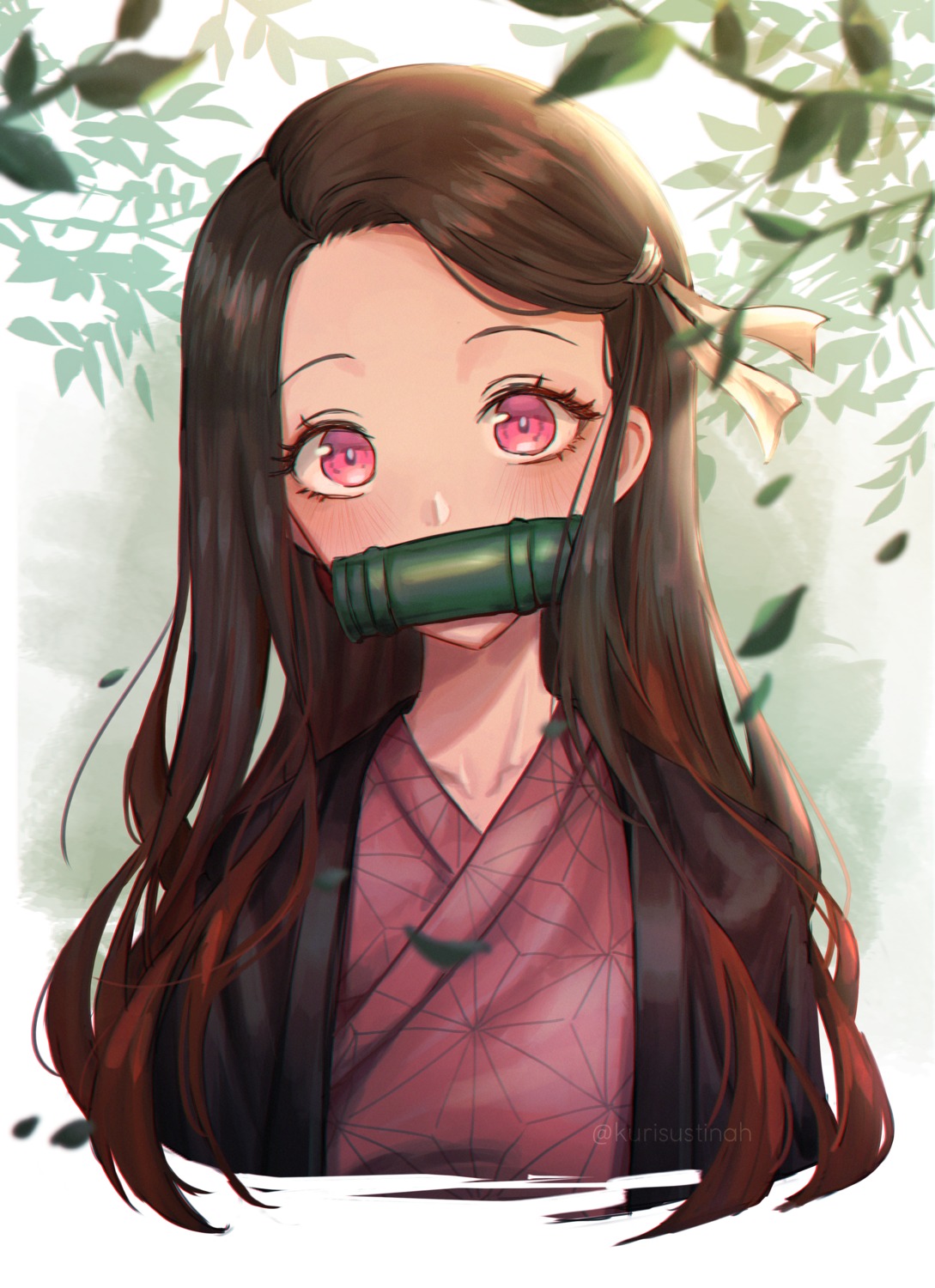 japanese_clothes, kamado_nezuko, kimetsu_no_yaiba, kurisustinah