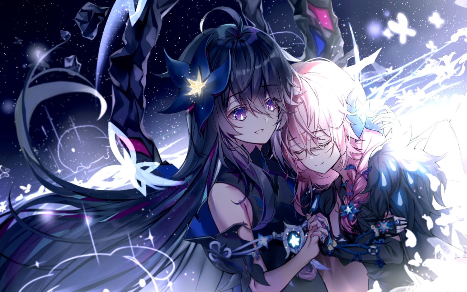 elsword, laby_(elsword), lium, nisha_(elsword), yuri