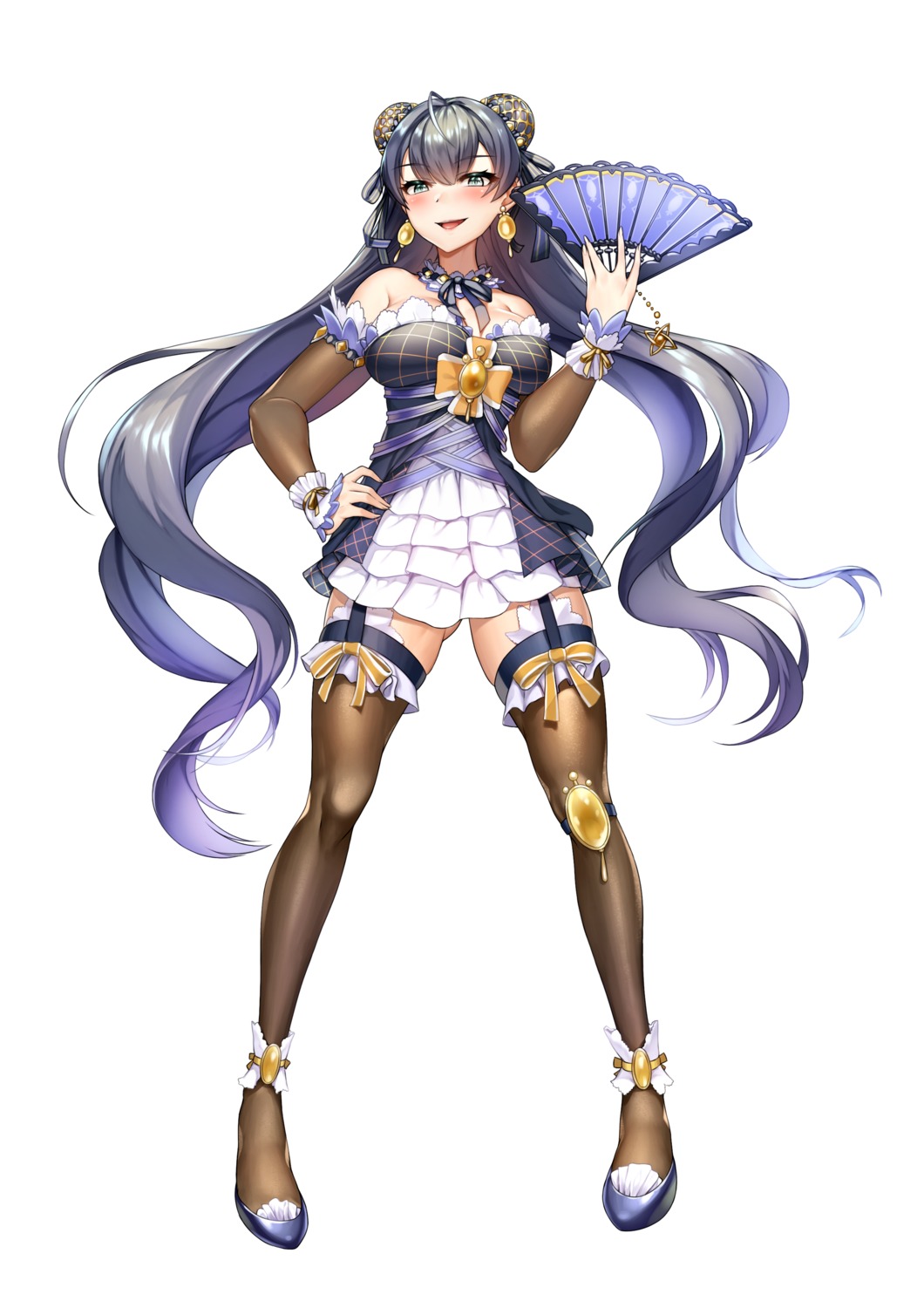 bellona, dress, epic7, garter_belt, jai_(whany1998), stockings, thighhighs