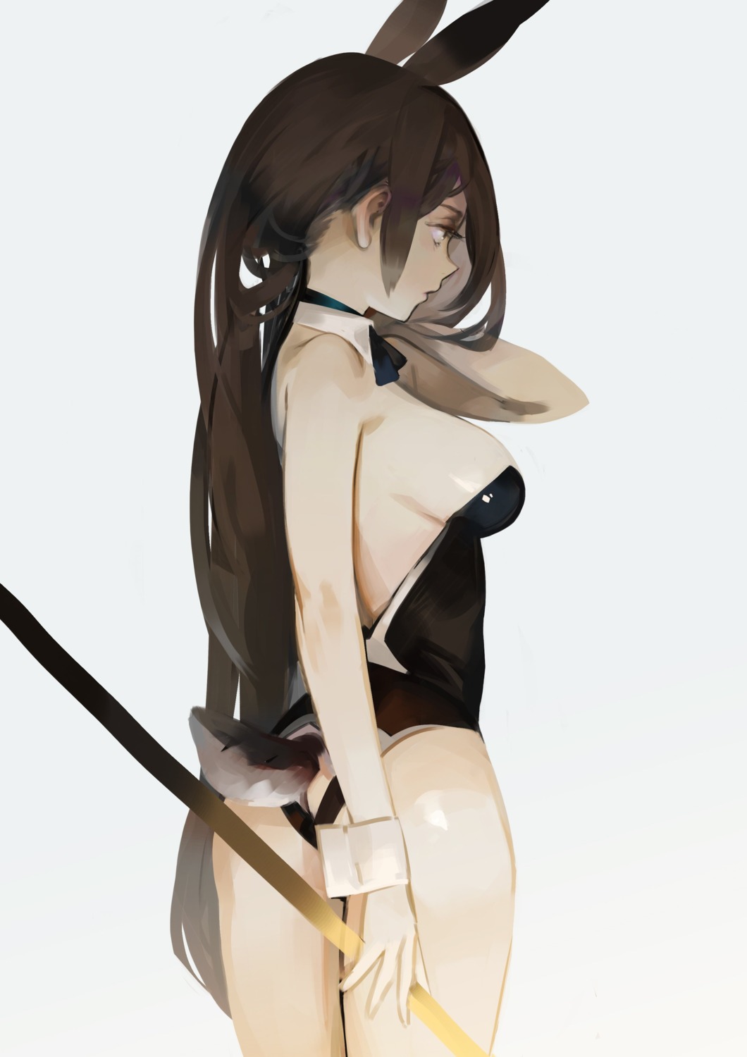 animal_ears, ass, bunny_ears, bunny_girl, dokshuri, tail