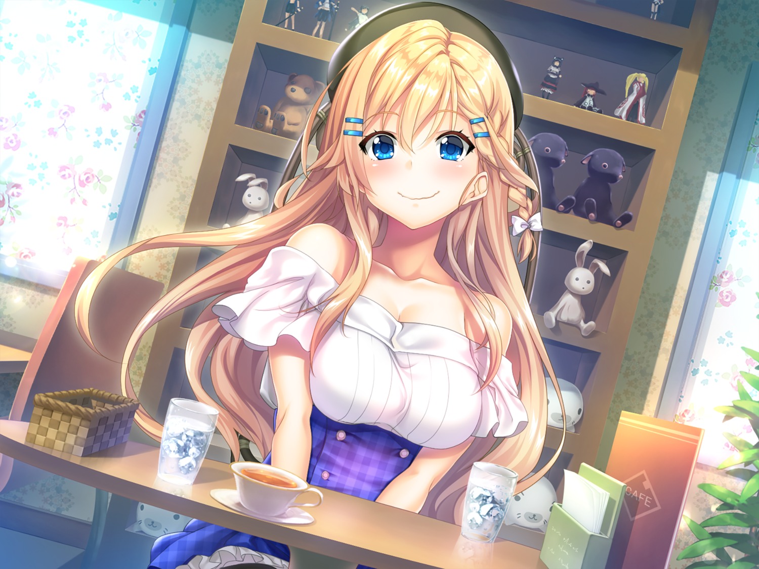 aikagi_2_(azarashi_soft), azarashi_soft, cleavage, game_cg, gintarou, sumeragi_ayano