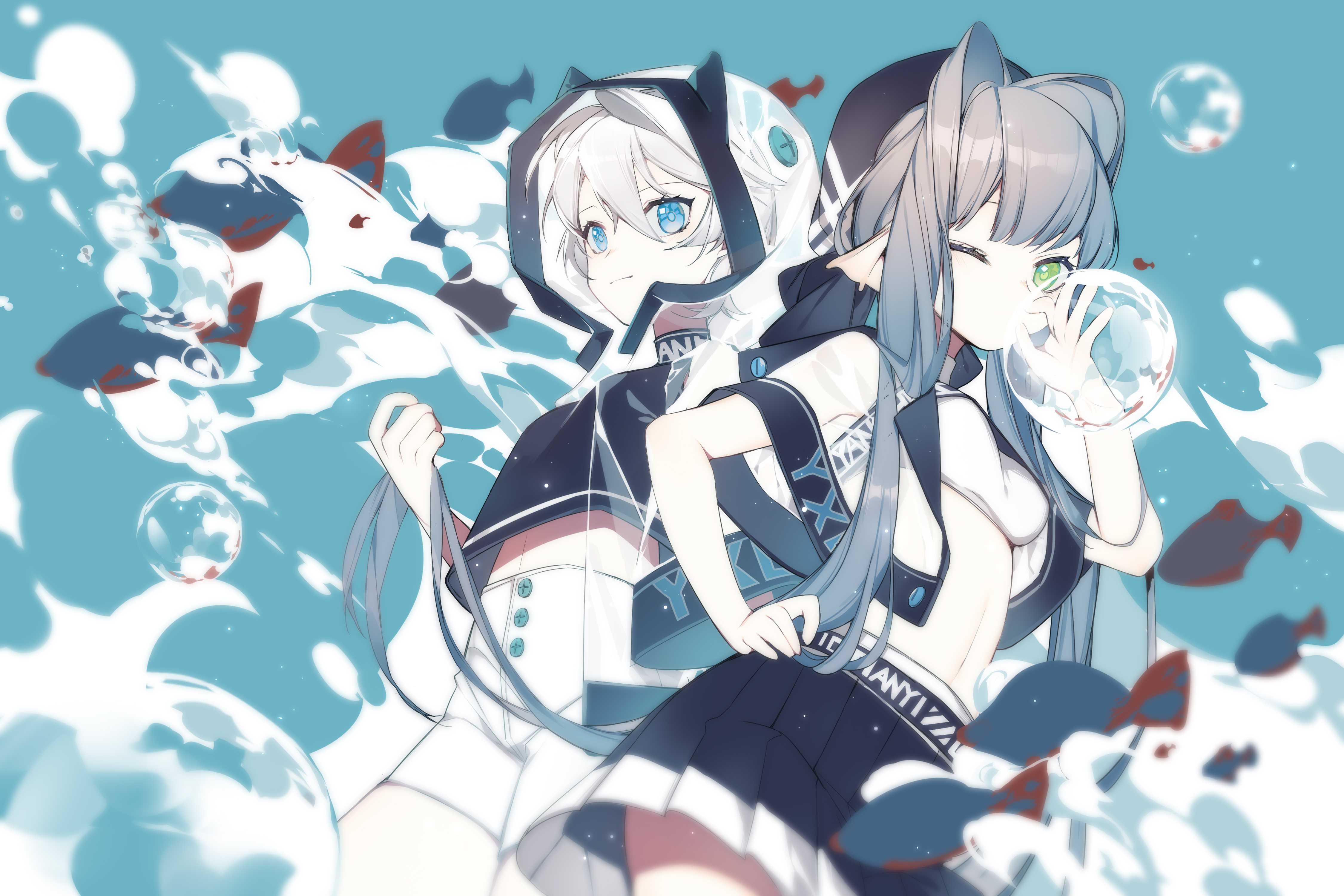 animal_ears, godlailer, skirt_lift