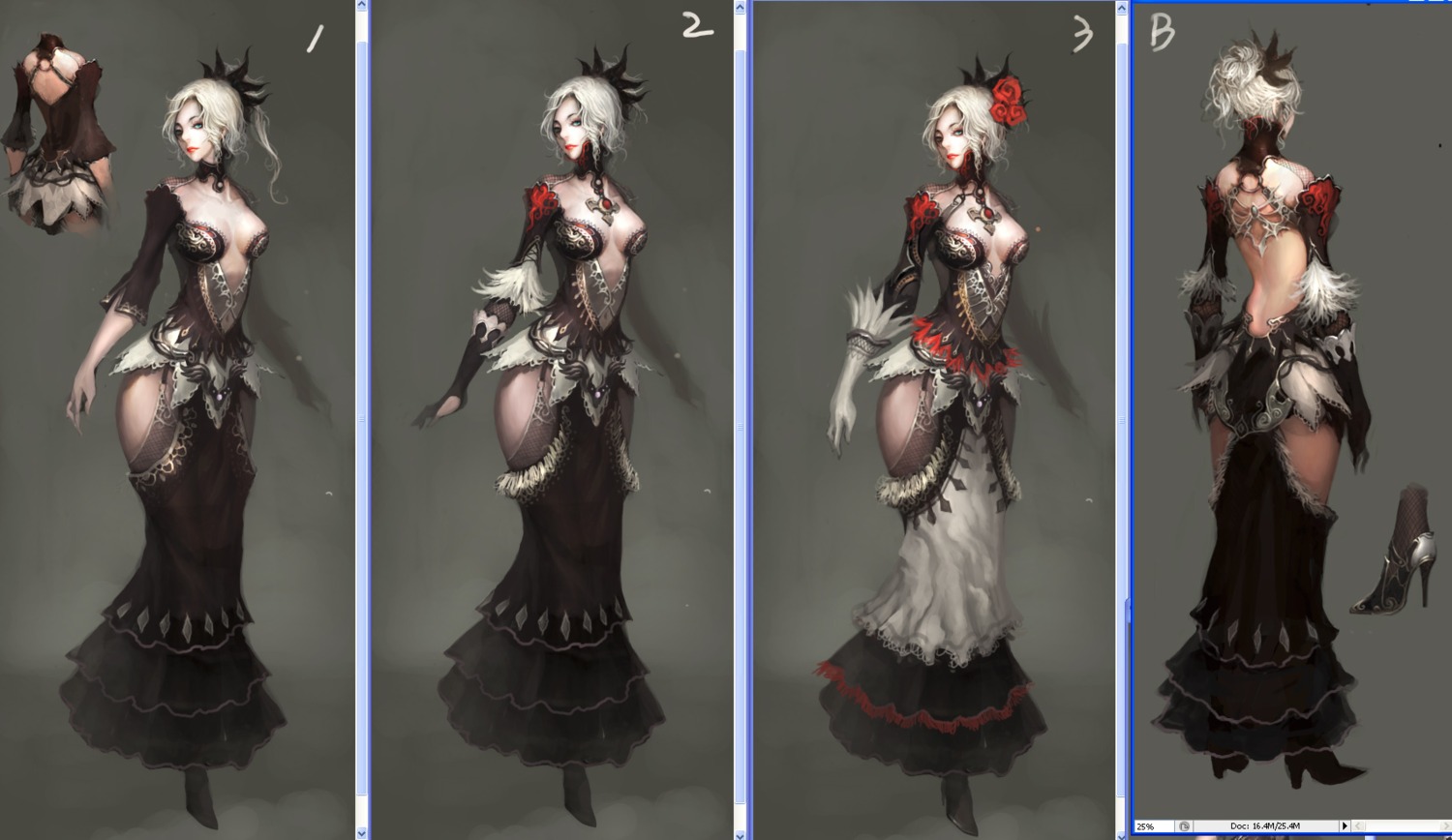 atlantica_online, cleavage, dress, princess