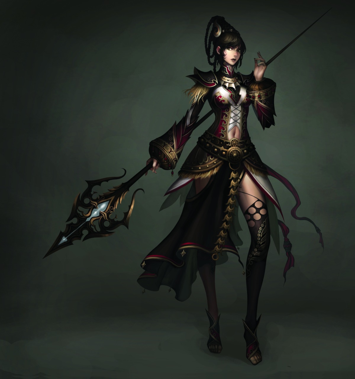 armor, atlantica_online, tagme, thighhighs, weapon