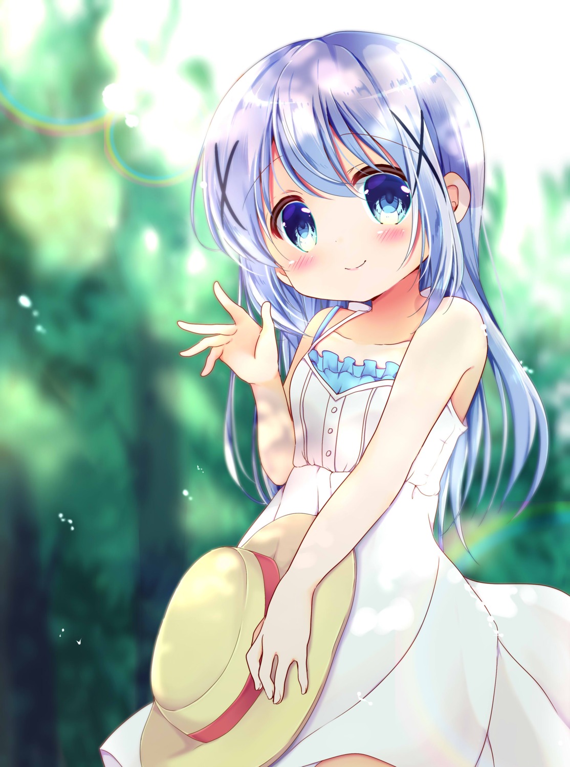 dress, gochuumon_wa_usagi_desu_ka?, kafuu_chino, kiyo_(yamazoe1122), summer_dress