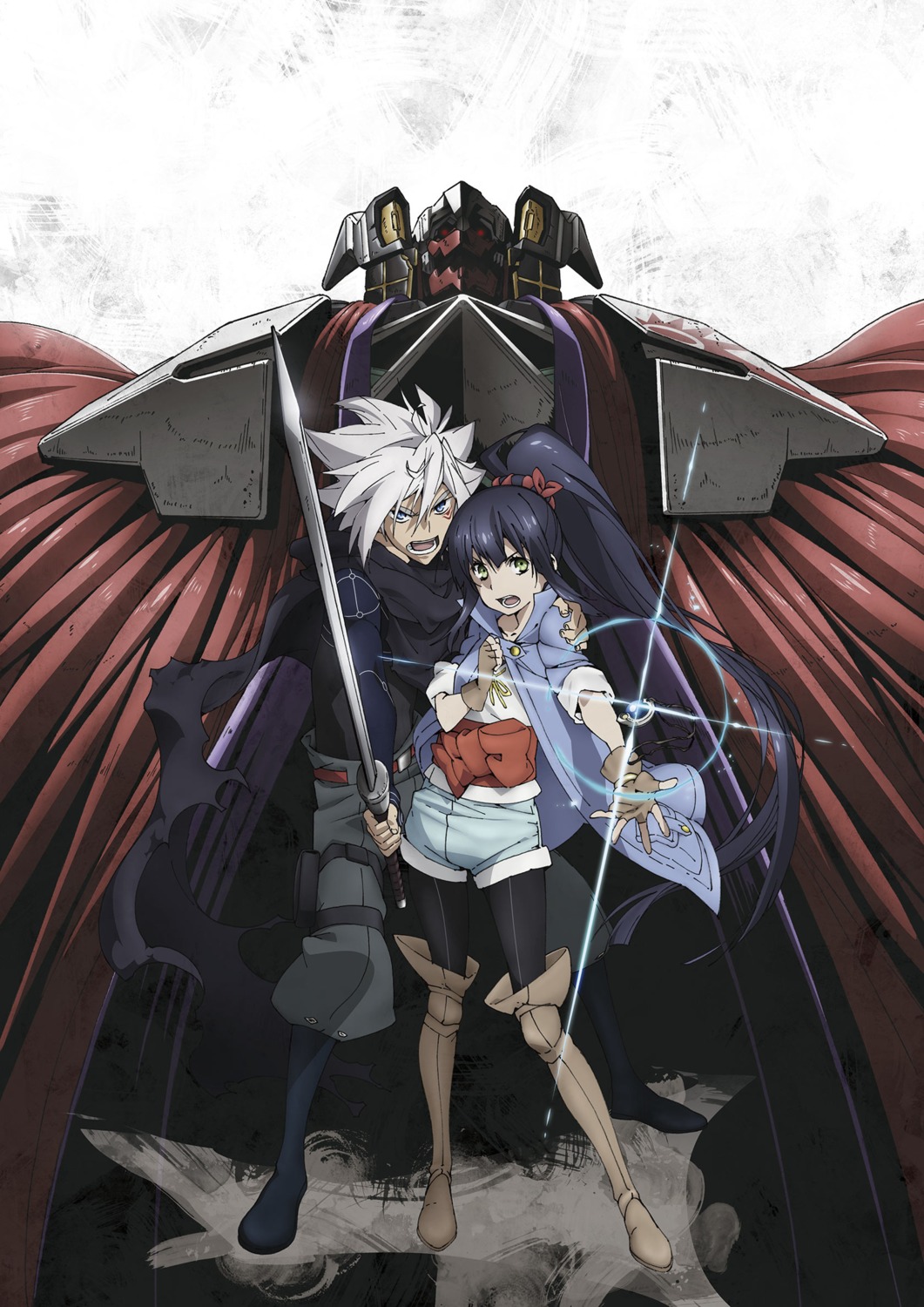 mecha, neppu_kairiku_bushi_road, pantyhose, sword, toda_mai