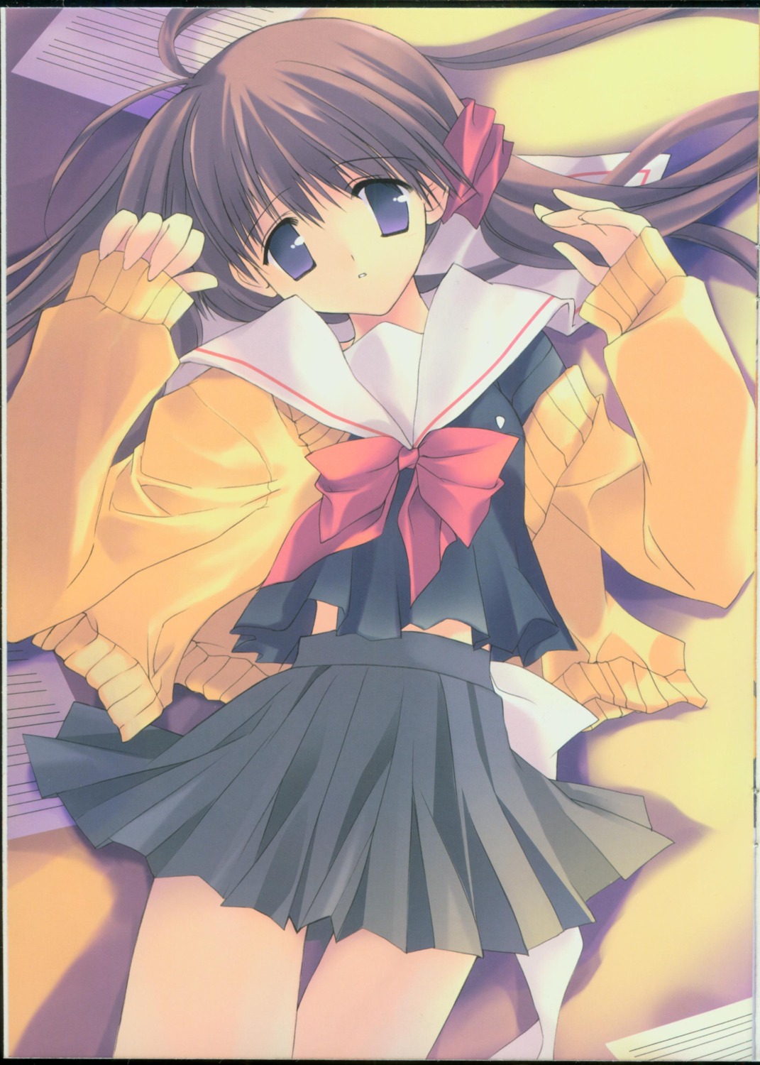 december_when_there_is_no_angel, rei, rei's_room, seifuku, sumadera_yukio