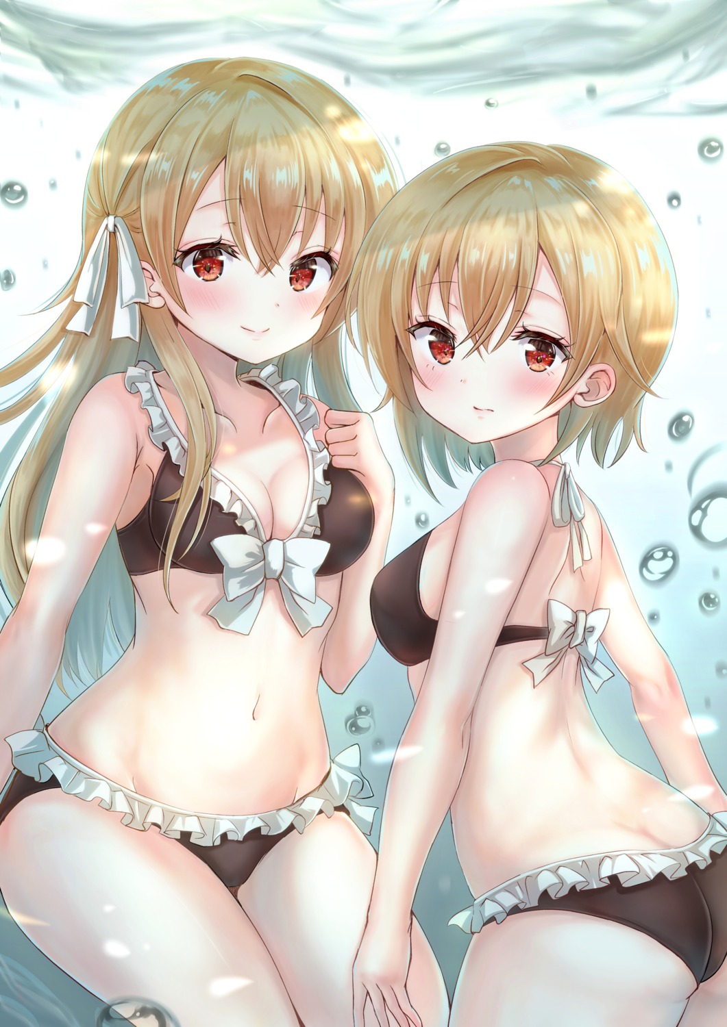 ass, bikini, gochuumon_wa_usagi_desu_ka?, sakuraume, swimsuits