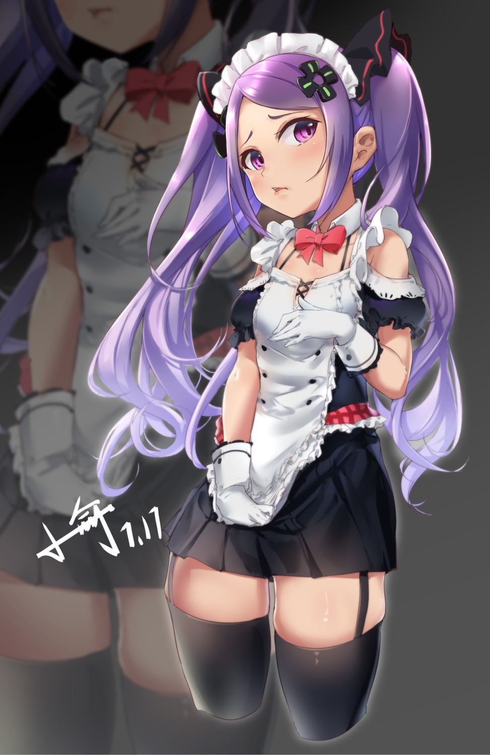 maid, stockings, thighhighs, virtual_dimension_project, xiao_tao, xiaoyu