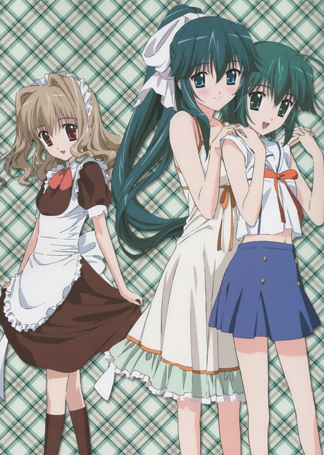 aisia, da_capo, da_capo_(series), dress, maid, mizukoshi_mako, mizukoshi_moe, seifuku