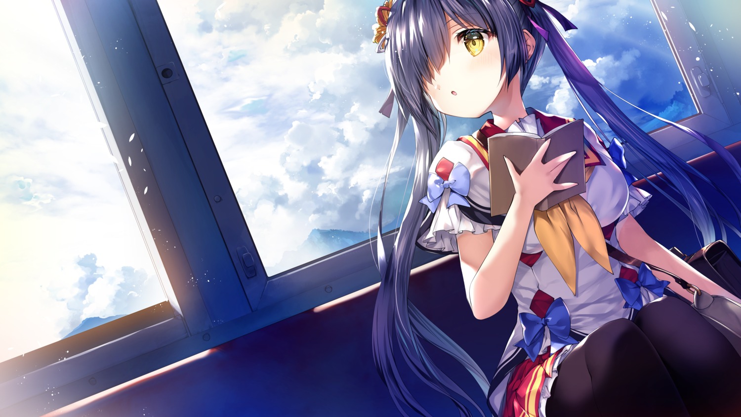 aoi_sora_no_camus, kai_(company), mimasaka_hotaru, pantyhose, seifuku, shimesaba_kohada