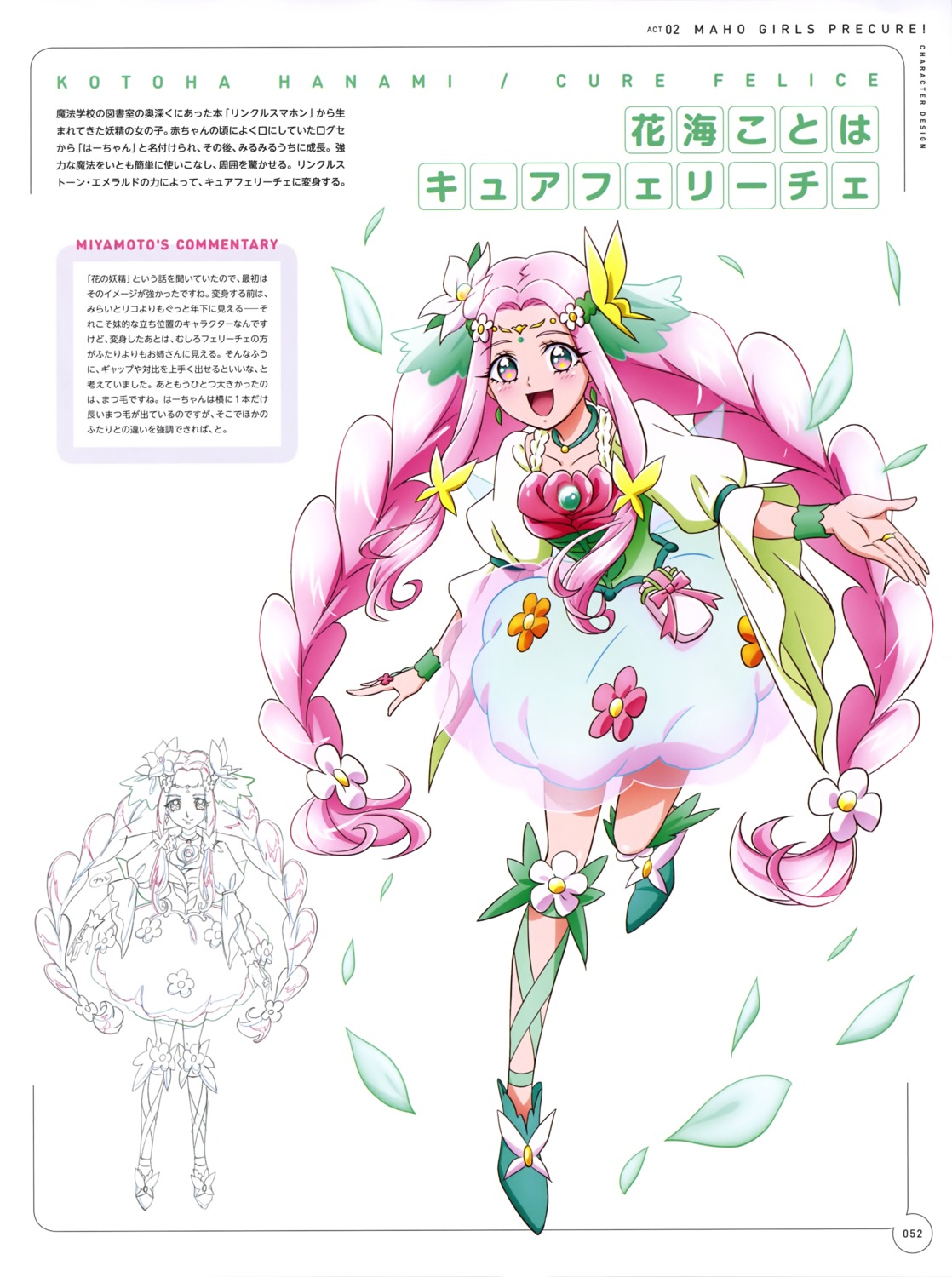 haa-chan, line_art, mahoutsukai_precure!, miyamoto_emiko, precure, see_through