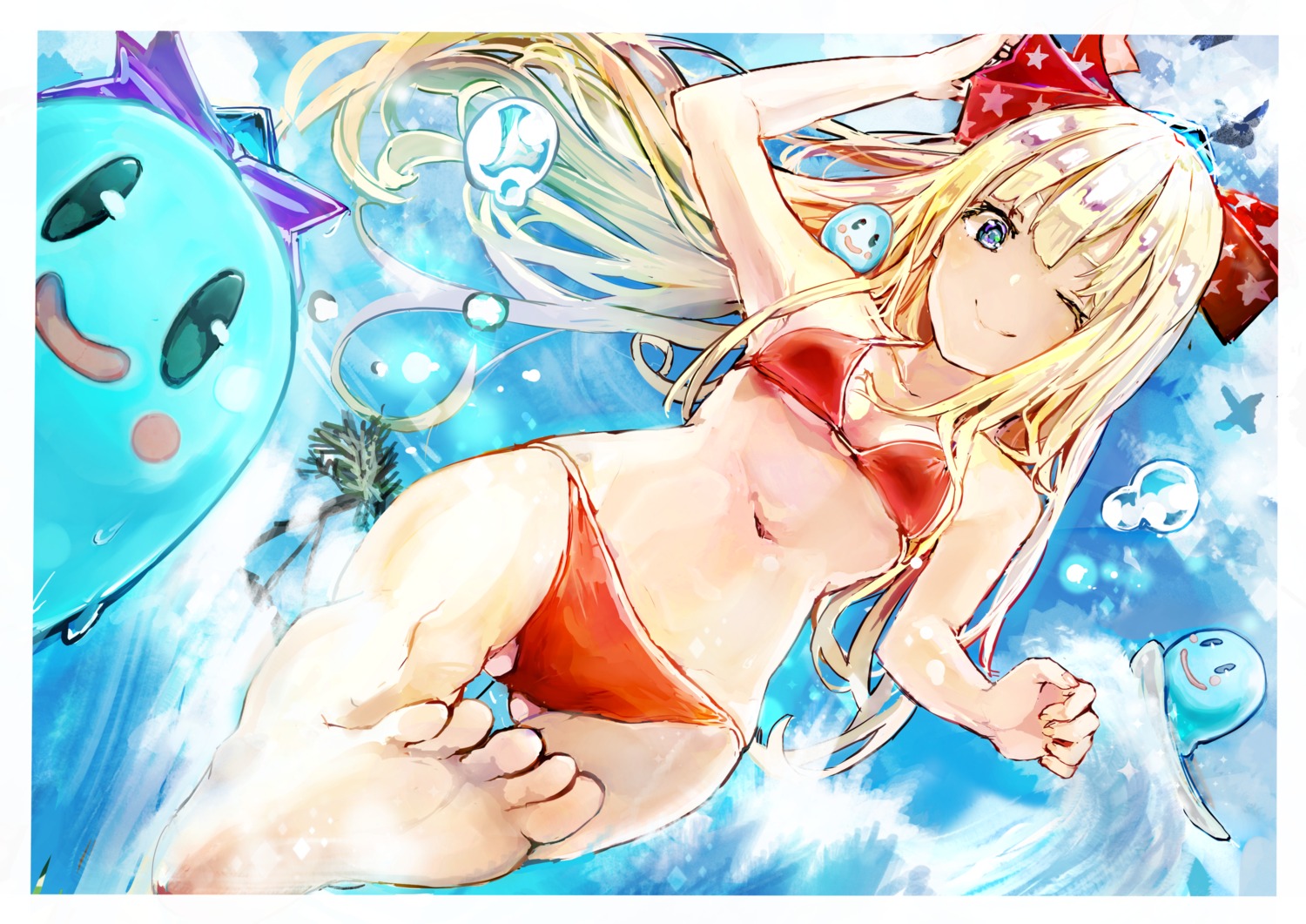 atelier, atelier_lydie_&_suelle, bikini, cleavage, feet, ilmeria_von_leinweber, swimsuits, tatsukisan, wet