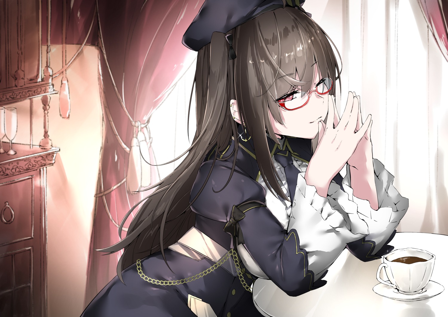 azur_lane, cotton, london_(azur_lane), megane