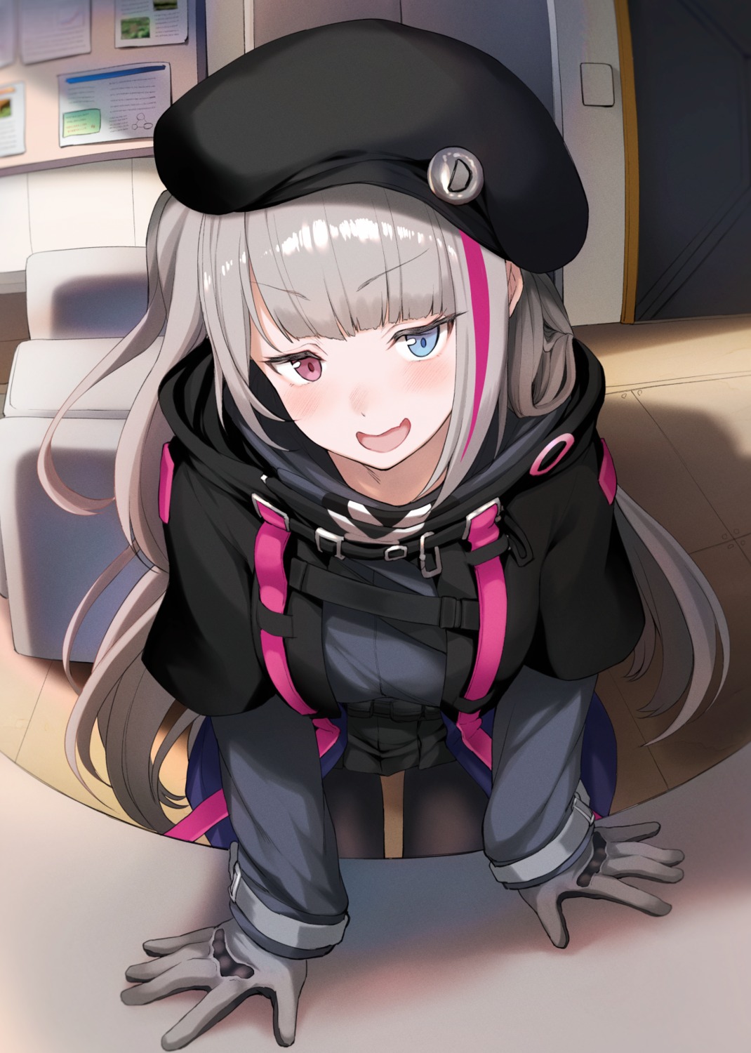 girls_frontline, heterochromia, mdr_(girls_frontline), pantyhose, tobimura