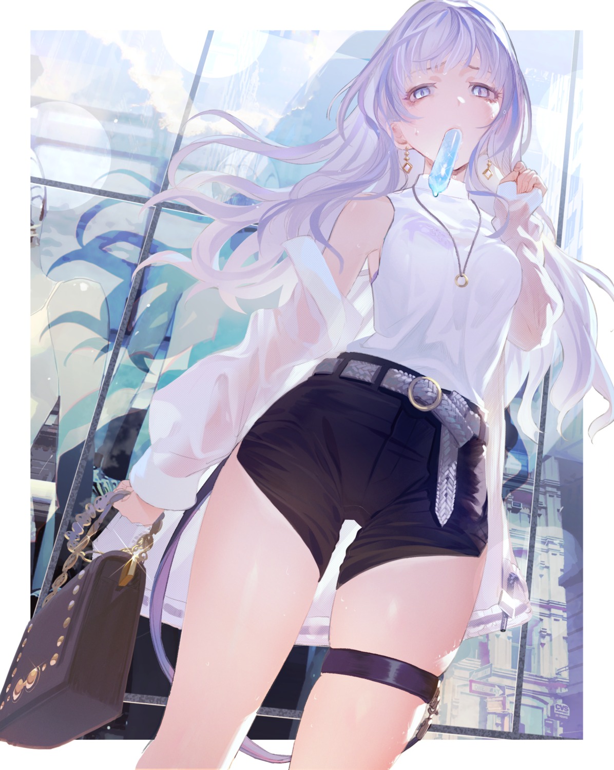 garter, open_shirt, sachimaa, see_through