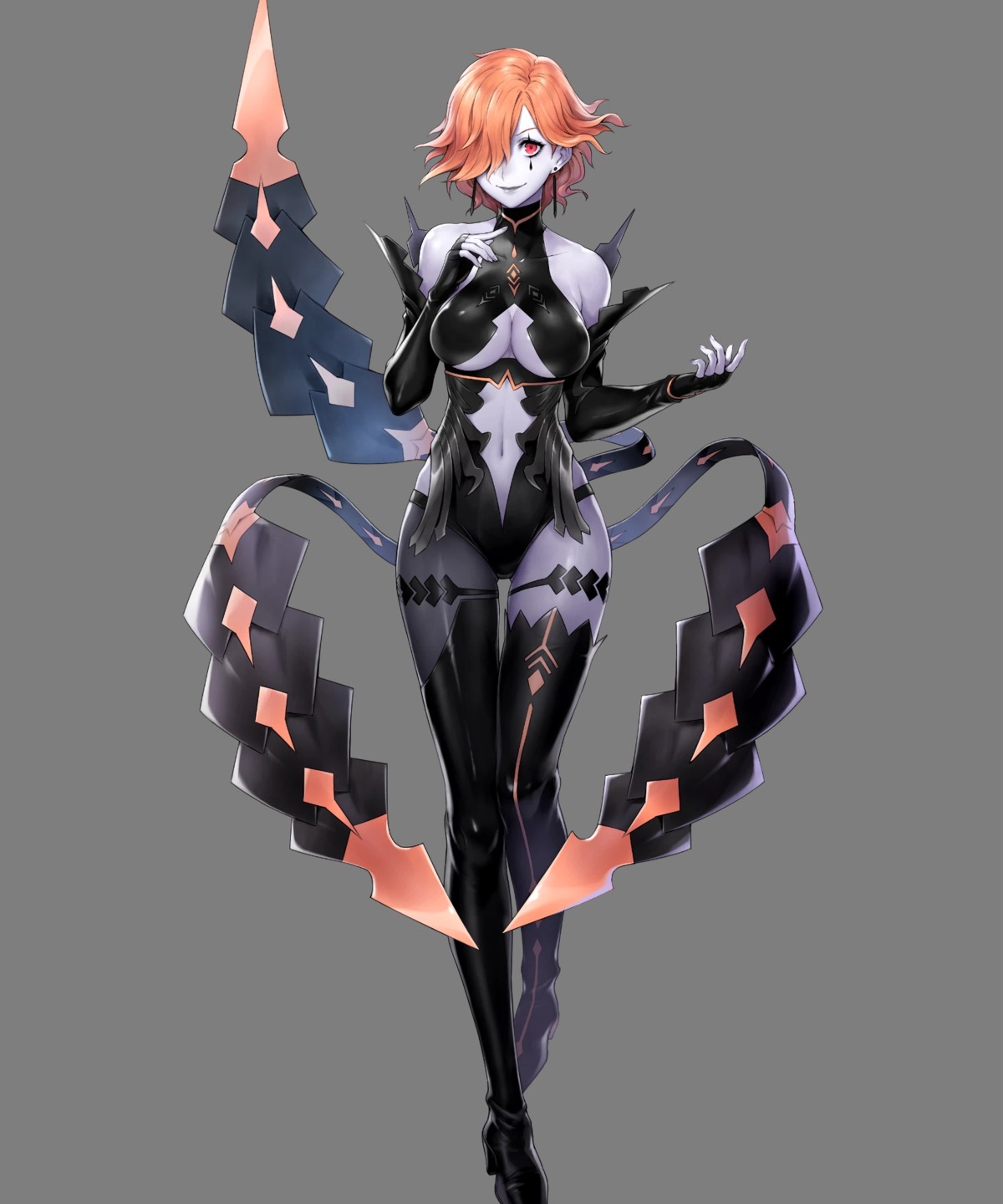 breast_hold, cleavage, erect_nipples, fire_emblem, fire_emblem_heroes, fire_emblem_three_houses, heels, kronya, kusugi_toku, nintendo, swimsuits, tattoo, thighhighs