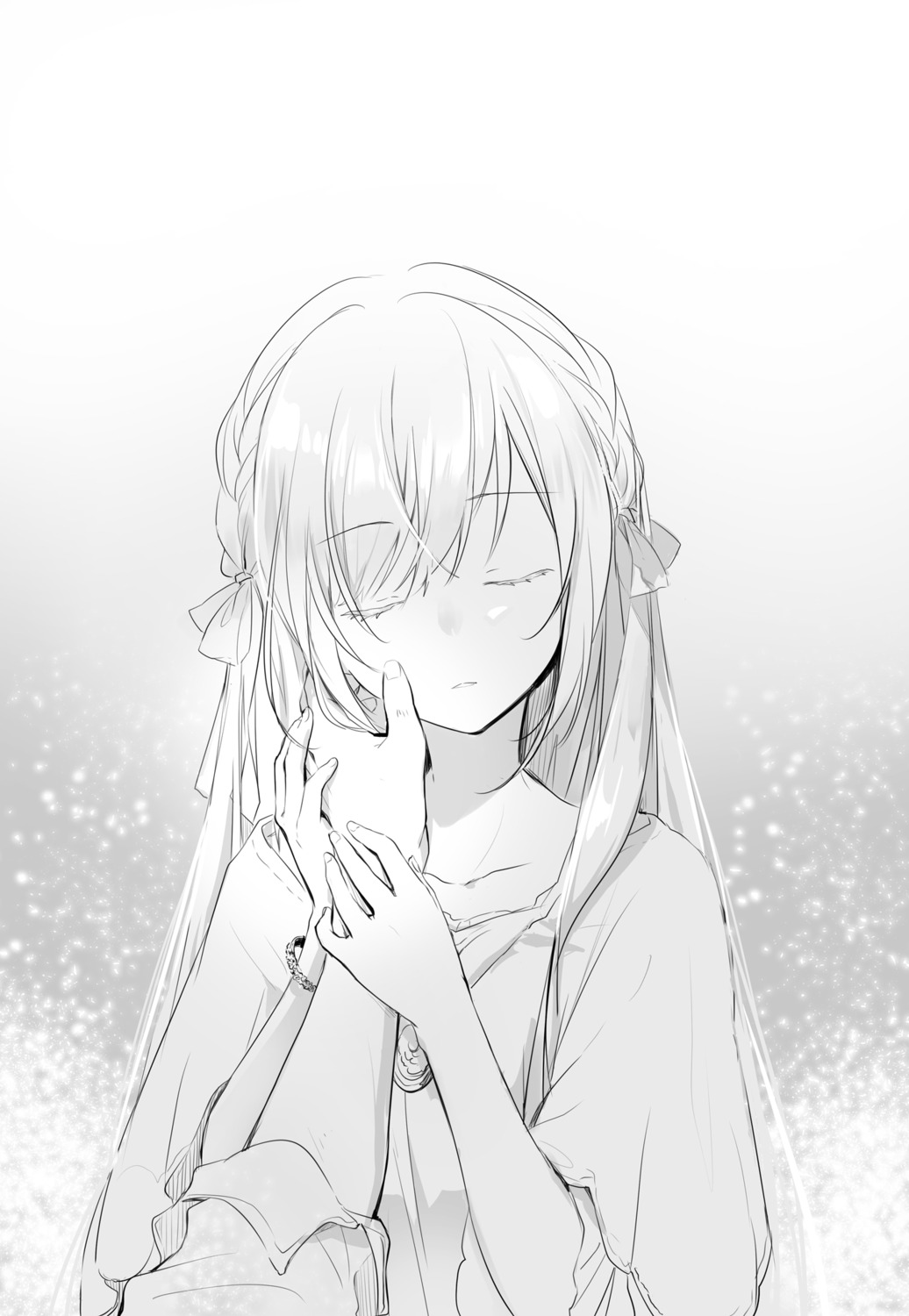 kei_(k_tmr), monochrome, uchi_no_musume_no_tame_naraba_ore_wa_moshikashitara_maou_mo_taoseru_kamo_shirenai.
