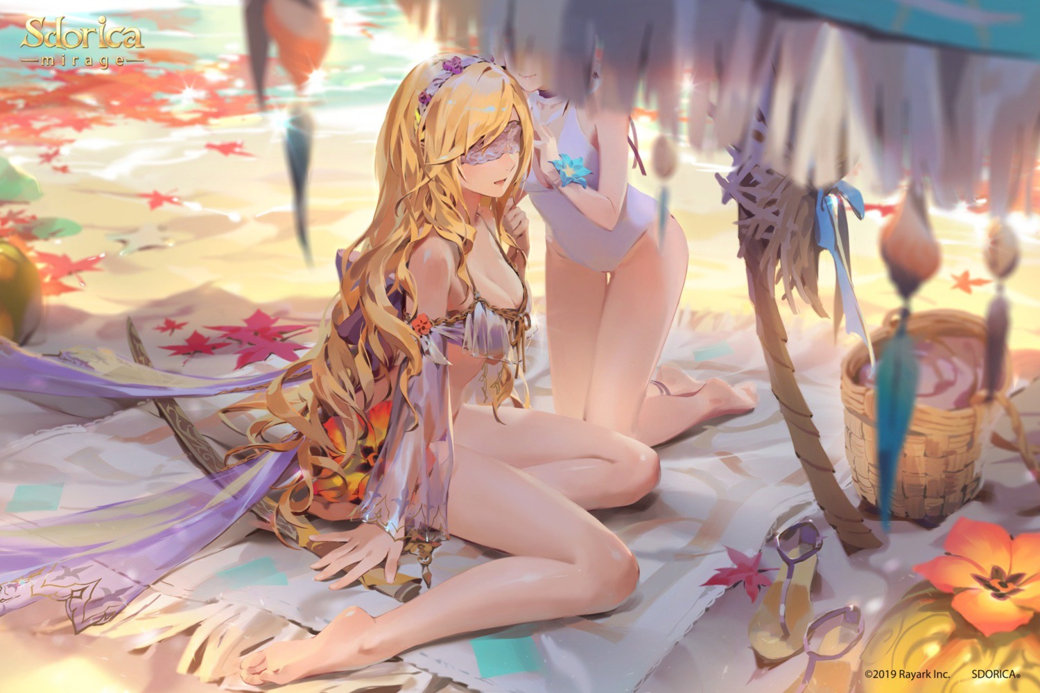 bikini, cleavage, jofang, sdorica_-sunset-, see_through, sione_aldric, swimsuits
