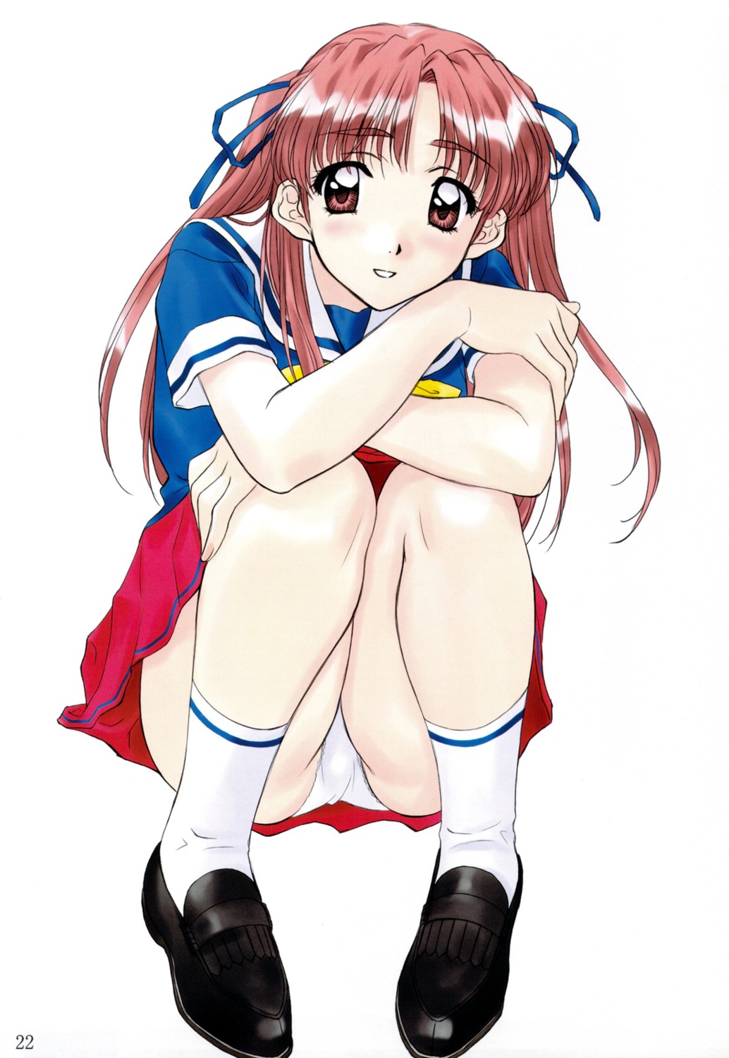 pantsu, polorinken, sawatari_honoka, seifuku, sentimental_graffiti