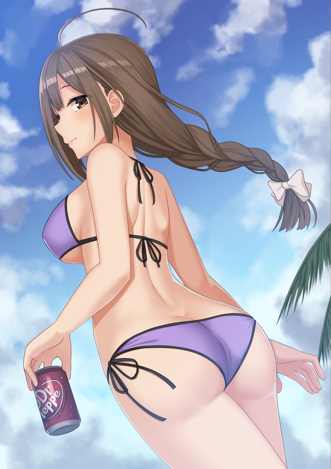ass, bikini, kurisu-kun, kuwayama_chiyuki, swimsuits, the_idolm@ster, the_idolm@ster_shiny_colors, underboob