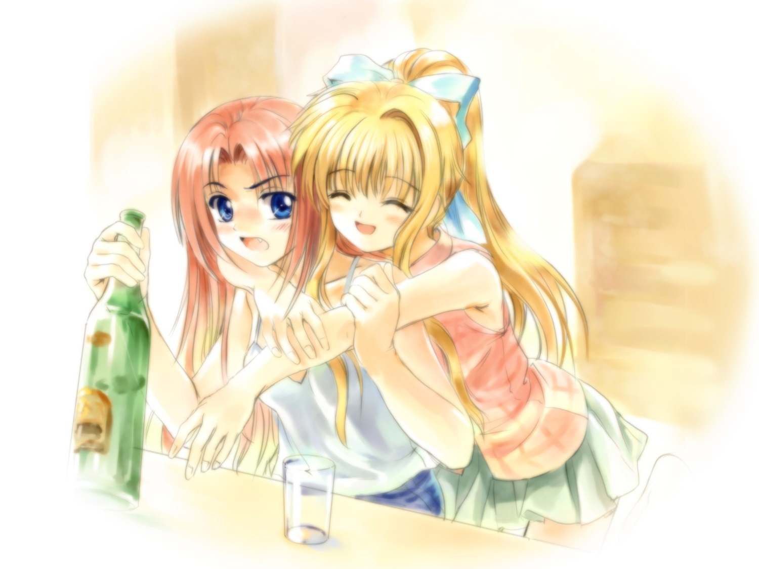 air, kamio_haruko, kamio_misuzu, moonknives, wallpaper