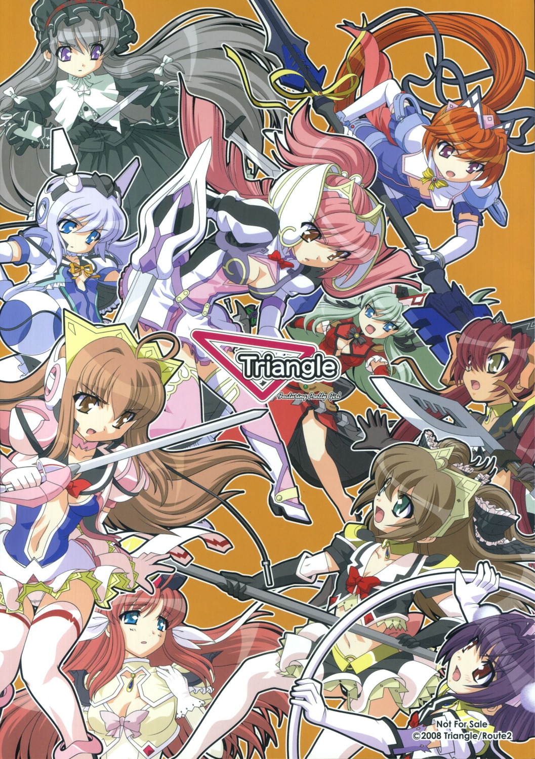 chibi, kanaha_yuzuki, mahou_senshi_(series), mahou_senshi_lemmtear_knights, mahou_senshi_princess_tear, nanase_ririko, tiana_lilian_transilvel, triangle