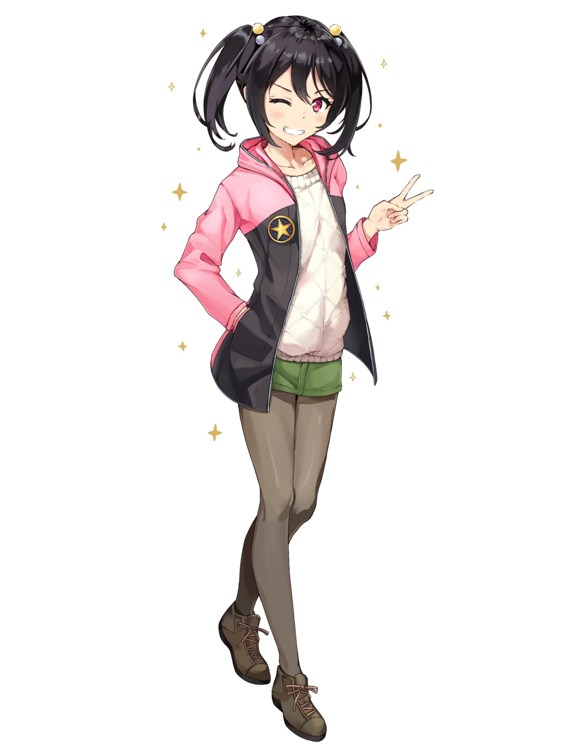 love_live!, love_live!_(series), pantyhose, senguyen1011, sweater, yazawa_nico