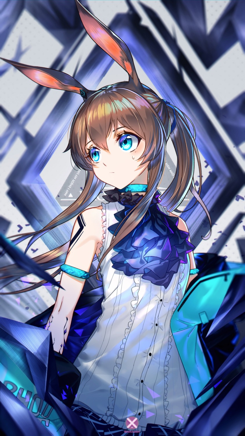 amiya_(arknights), animal_ears, arknights, bunny_ears, mahousho