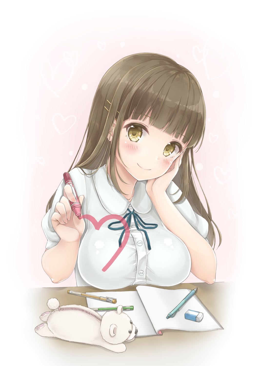 breast_hold, mikujin_(mikuzin24), seifuku