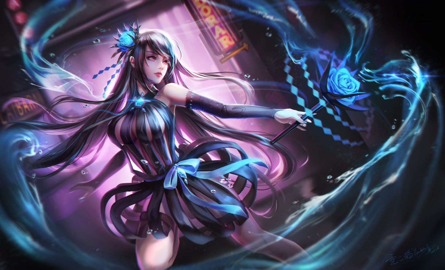 destiny_child, dress, eve_(destiny_child), lalazyt, no_bra, nopan